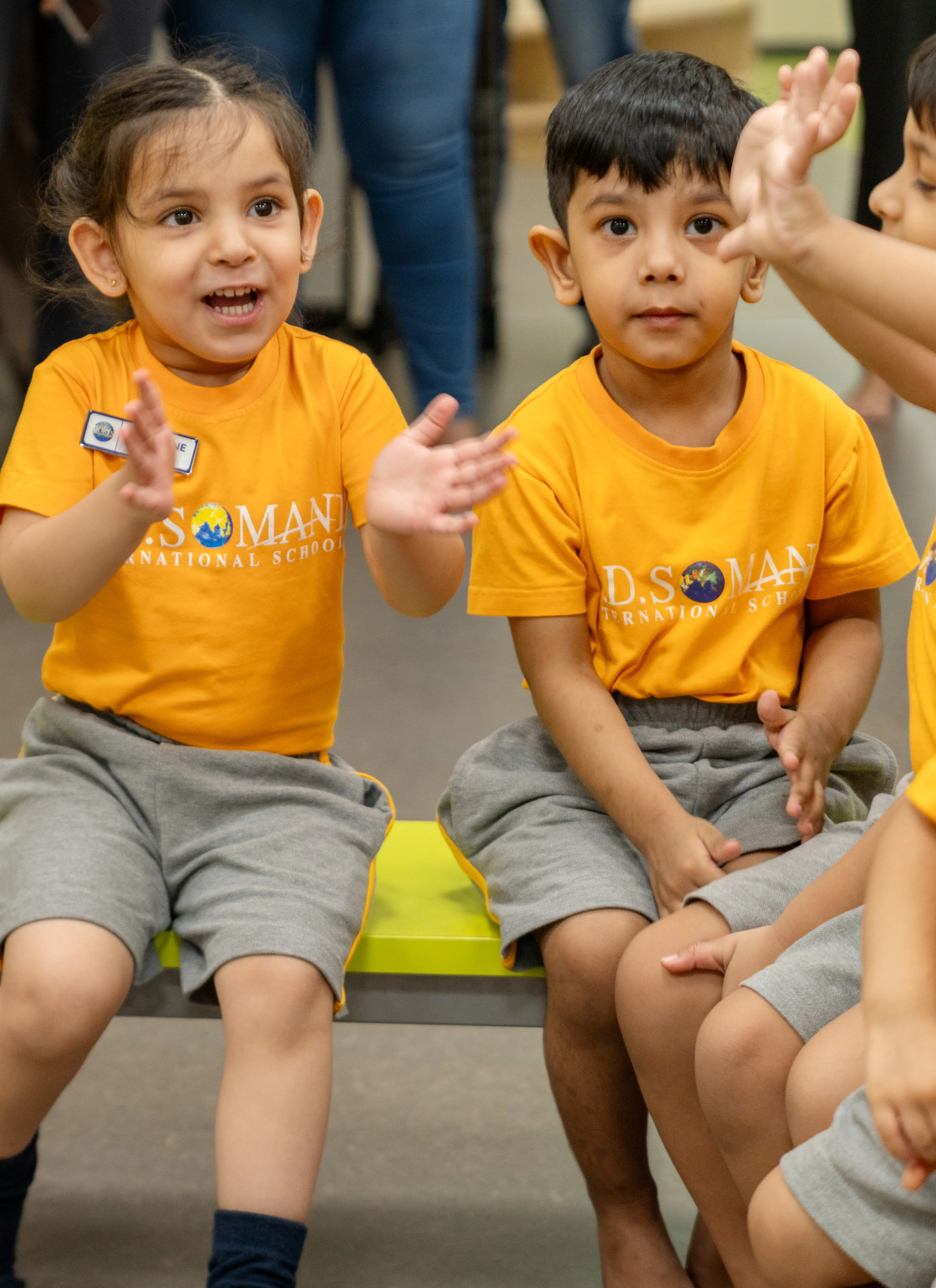 Happy Students Learning
